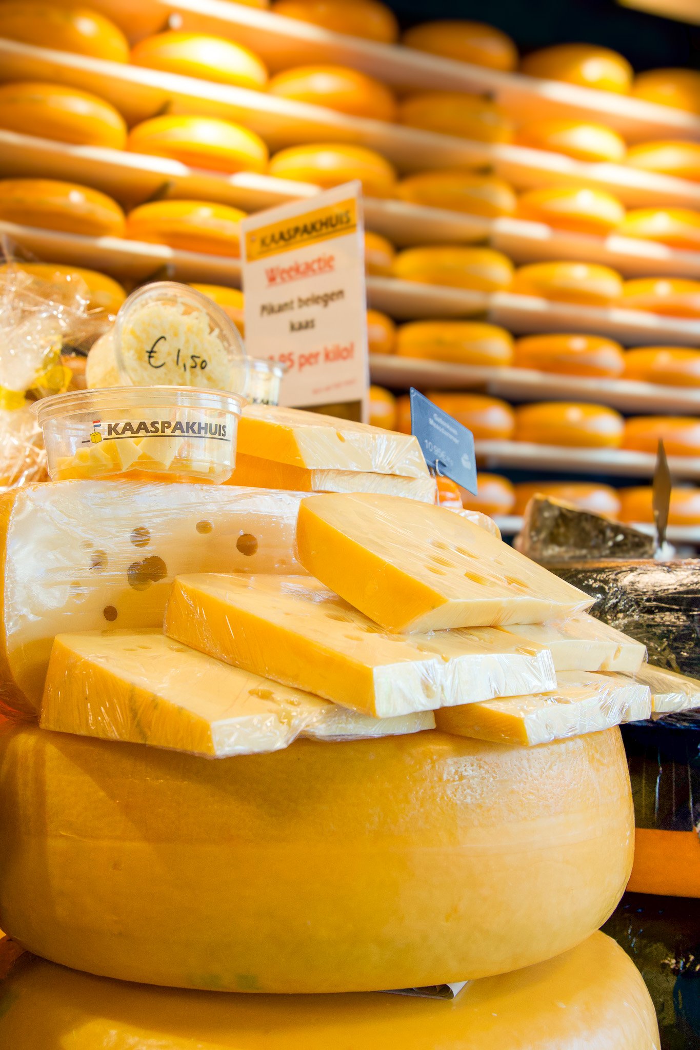 Kaasassortiment toonbank