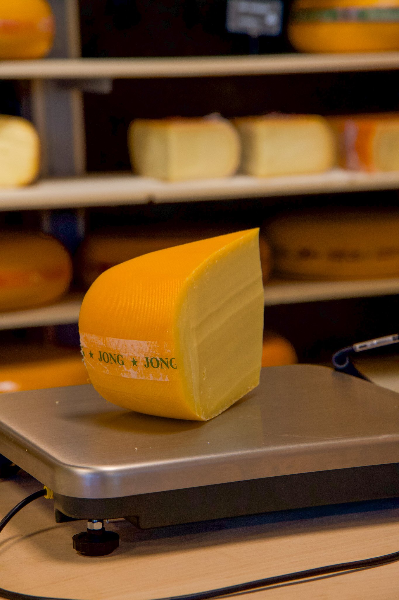 Kaas op de weegschaal